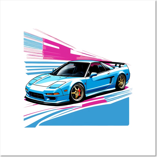 Honda NSX na1 Wall Art by TaevasDesign